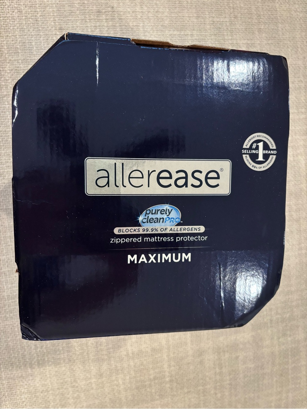 Unopened King Size Allerease Maximum Zippered Mattress Protector - Picture 5 of 7